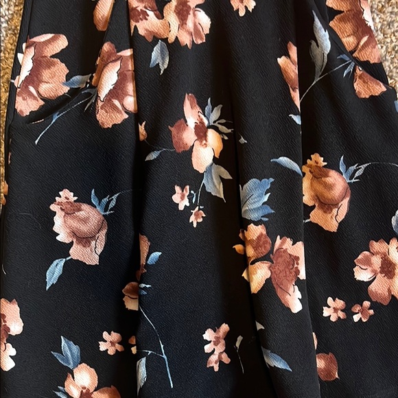 Soprano Black Halter Midi Dress Fit and Flare - Picture 4 of 6